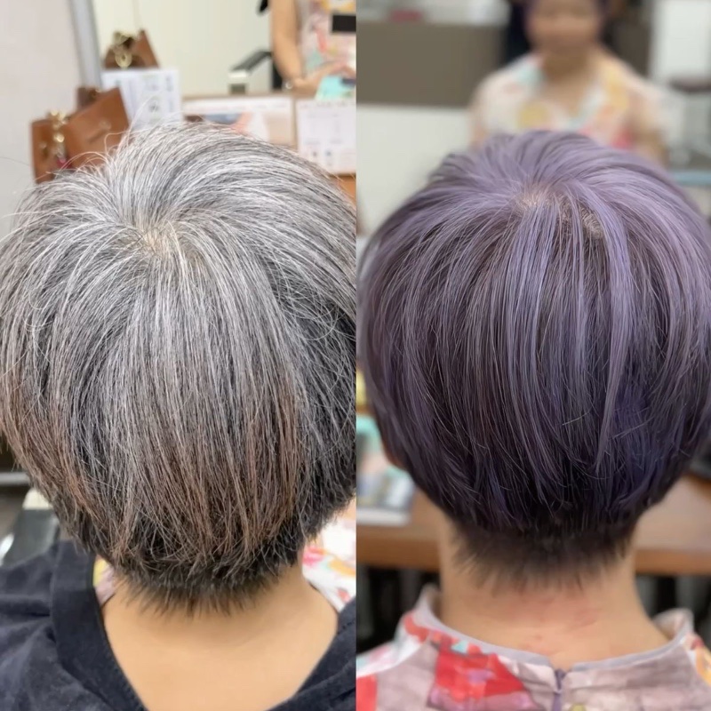 ทำสีธรรมชาติ (ปิดผมขาว)